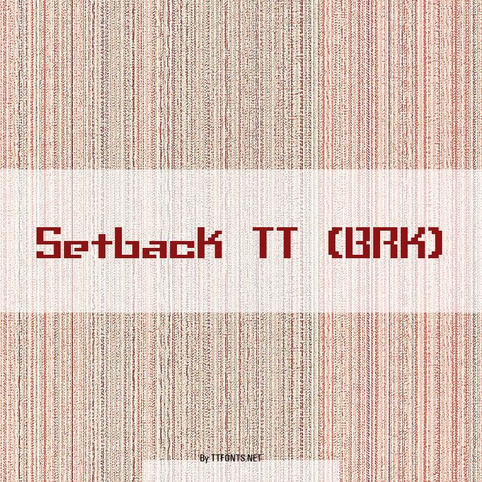 Setback TT (BRK) example